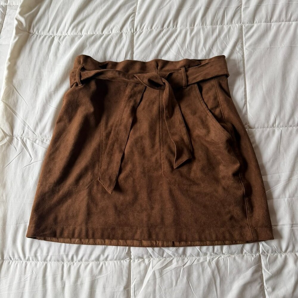 Abercrombie & Fitch Suede Mini Skirt